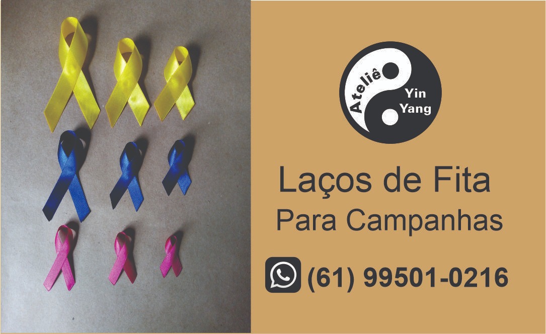 Laços de Fitas para Campanha em Planaltina Brasília